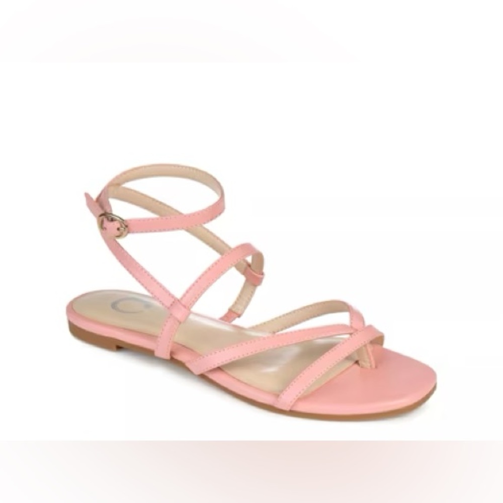 New - Journee Collection - Serissa Sandal - Pink - Women's Size 8